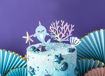 Picture of CAKE TOPPERS NARWHAL 10-15.5CM - 4 PACK
